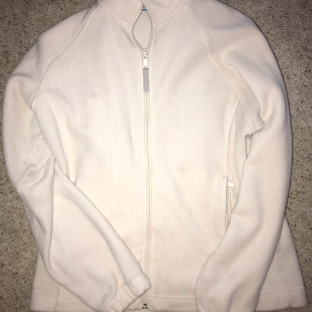 Cream colored Columbia fleece